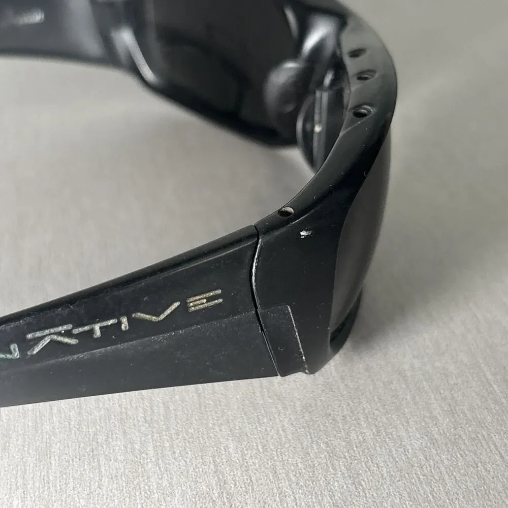 Native Sunglasses Throttle Asphalt Eyewear Black Polarized Wrap FRAMES ONLY